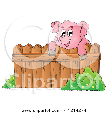 Clipart Barnyard Animals In A Barn Royalty Free Vector Illustration