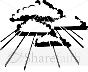 Clouds Clipart   Ascension Day Clipart