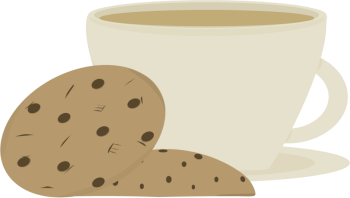 Coffee And Cookies Clip Art   Coffee And Cookies Image