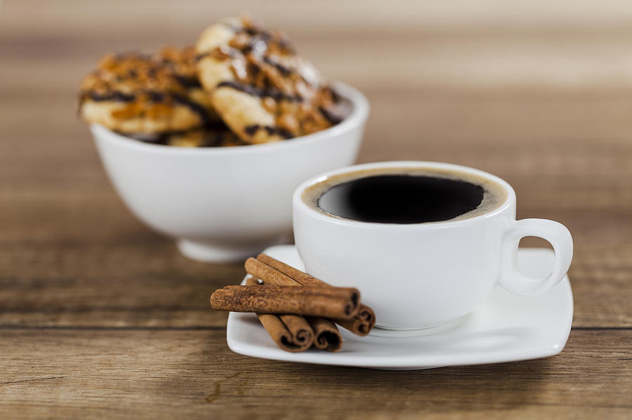 Coffee And Cookies Photograph