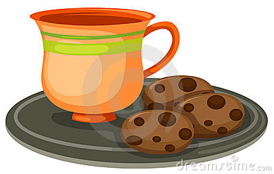 Cup Of Coffee With Cookies Royalty Free Stock Photos   Image  13274628