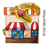 Ice Cream Shop Vector Clip Art Illustrations  833 Ice Cream Shop