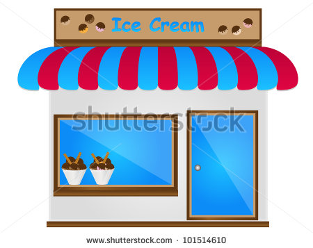Ice Cream Store Stock Vector Illustration 101514610   Shutterstock
