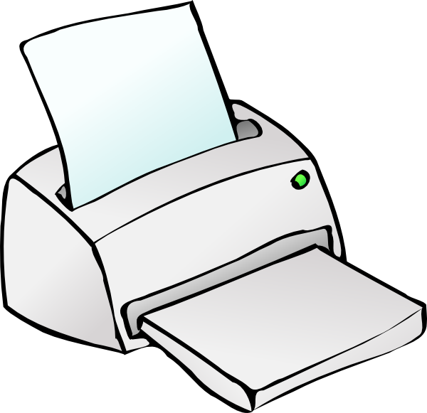 Inkjet Printer Clip Art At Clker Com   Vector Clip Art Online Royalty