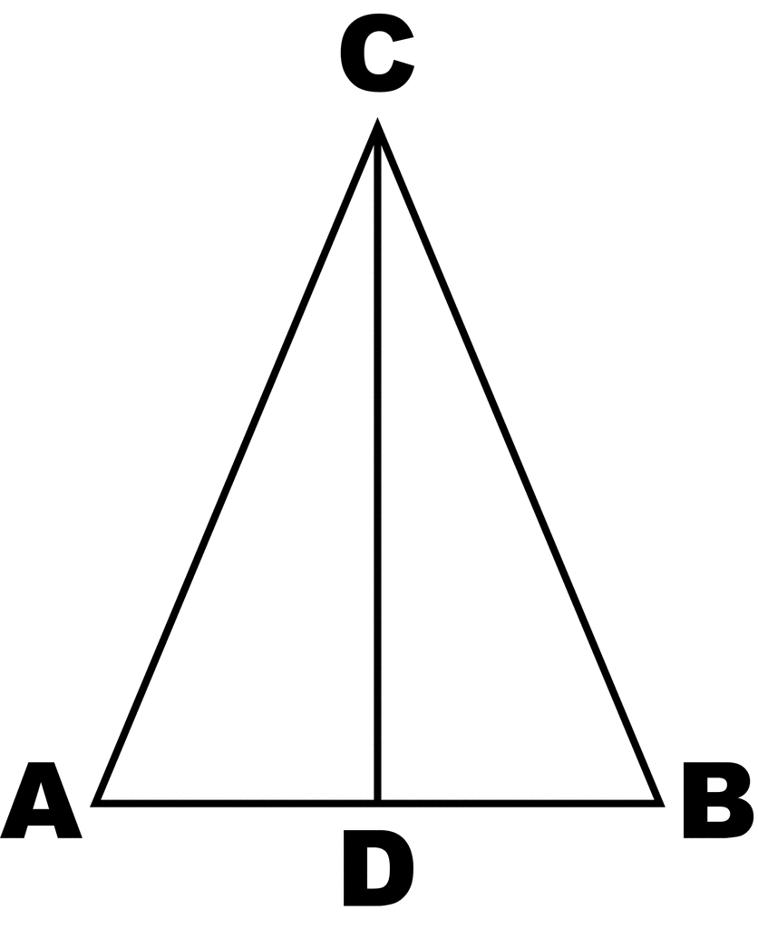 Isosceles Triangle   Clipart Etc