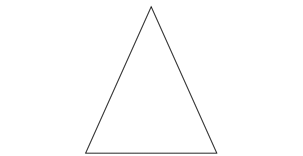 Isosceles Triangle Degrees 100 40 40   Clipart Etc