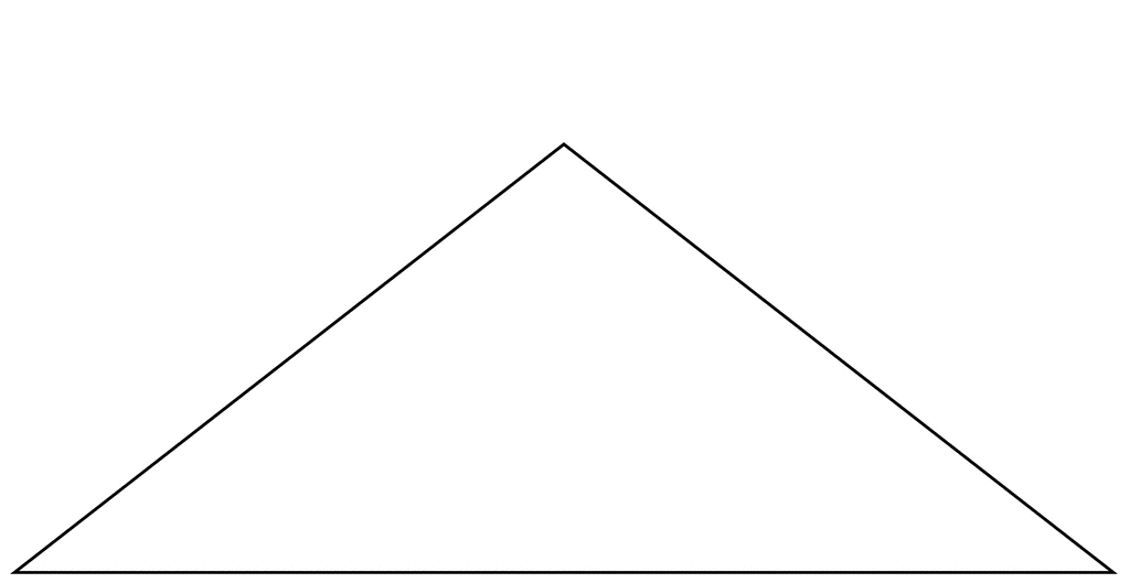 Isosceles Triangle Degrees 104 38 38   Clipart Etc