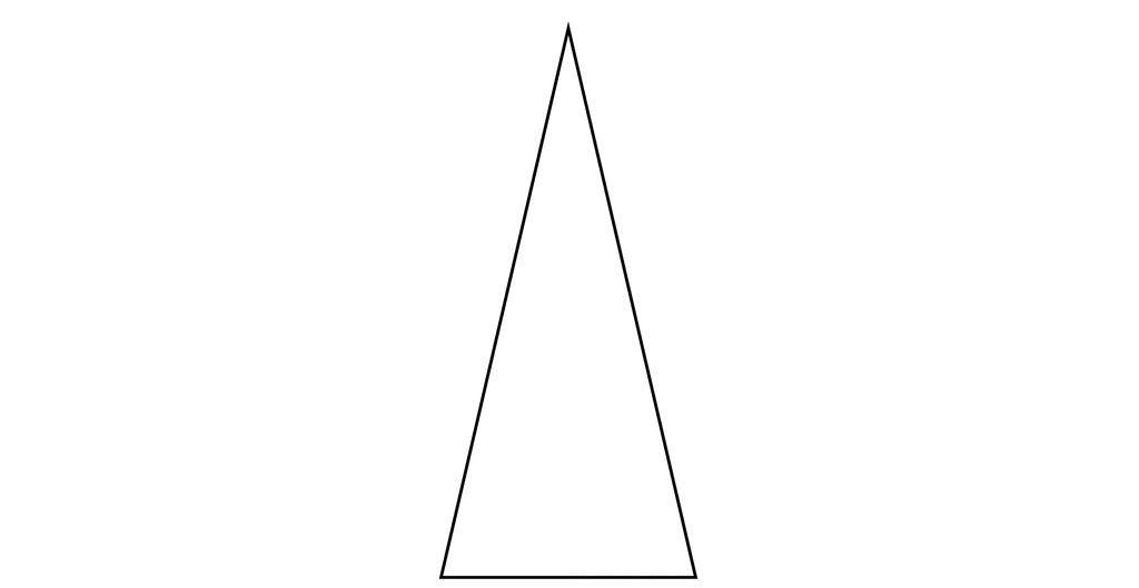 Isosceles Triangle Degrees 26 77 77   Clipart Etc