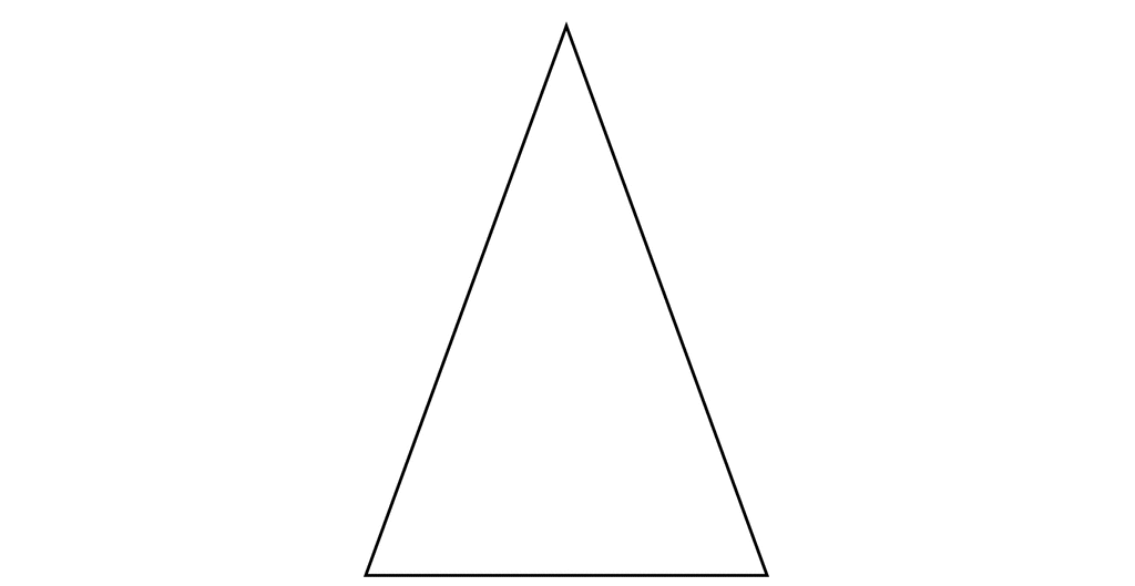 Isosceles Triangle Degrees 40 70 70   Clipart Etc