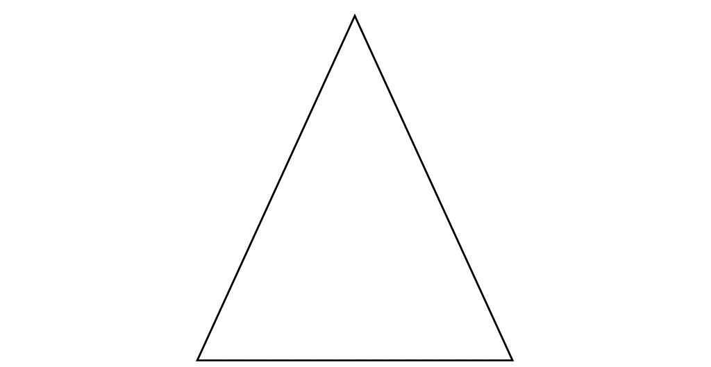 Isosceles Triangle Degrees 49 65 5 65 5   Clipart Etc