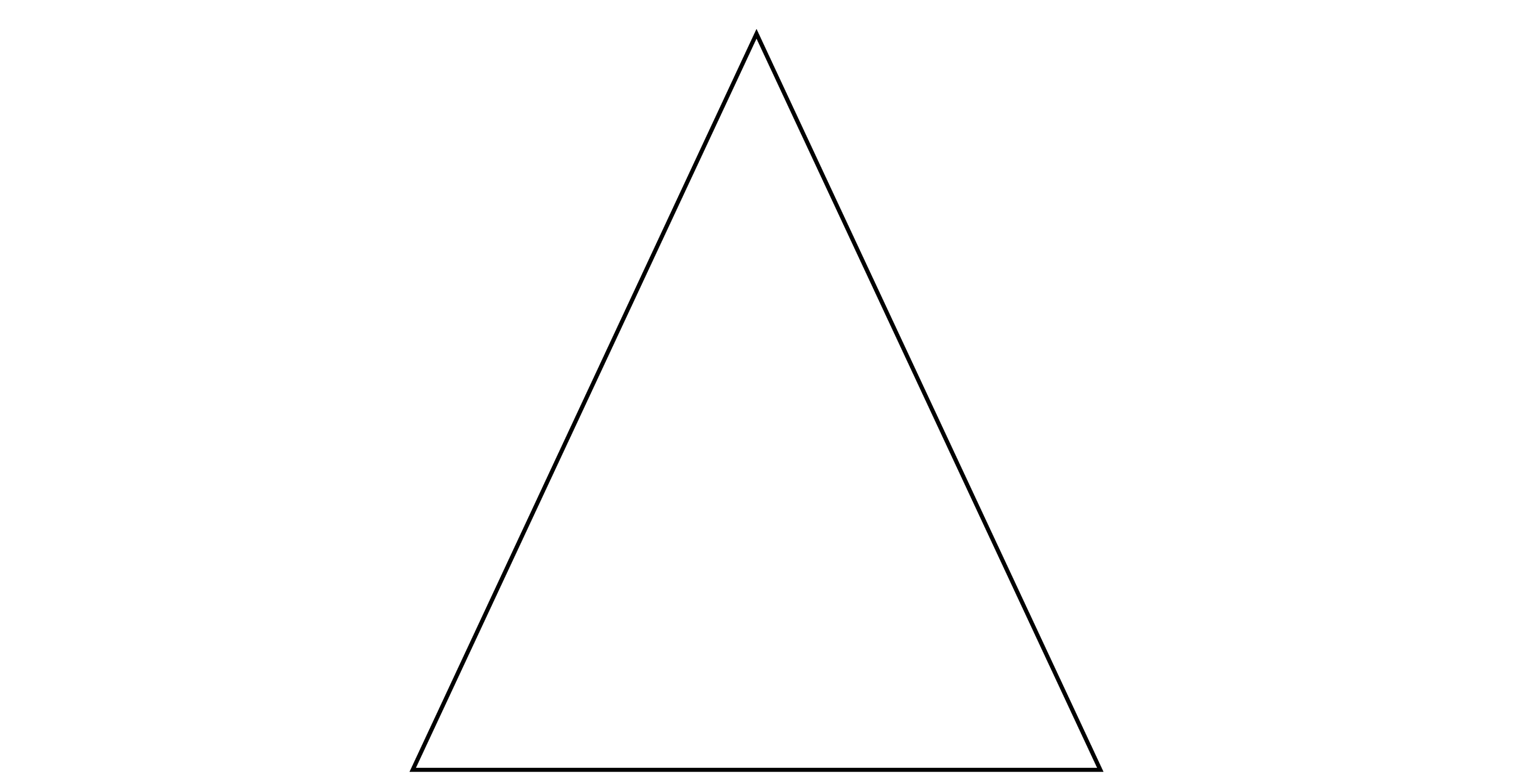 Isosceles Triangle Degrees 50 65 65   Clipart Etc