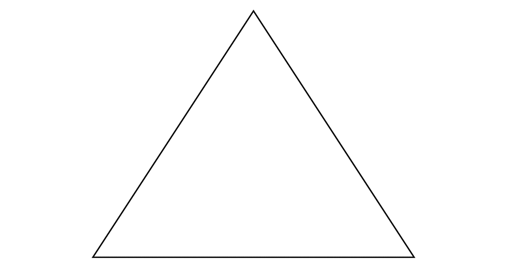 Isosceles Triangle Degrees 66 57 57   Clipart Etc