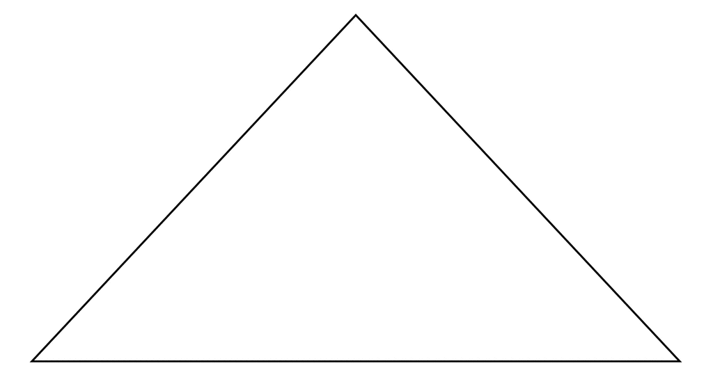 Isosceles Triangle Degrees 86 47 47   Clipart Etc