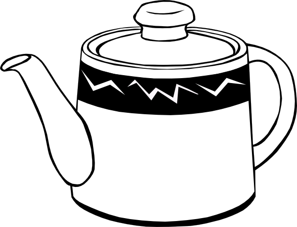 Kettle Clipart Black And White   Clipart Panda   Free Clipart Images