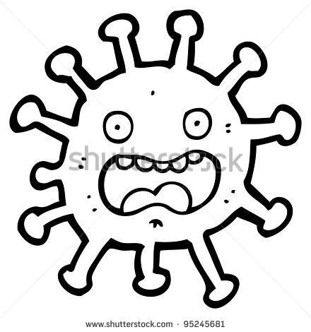 Stock Images Similar To Id 89603311   Worried Germ Cartoon Character