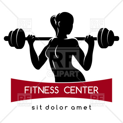     Woman With Barbell 91515 Download Royalty Free Vector Clipart  Eps