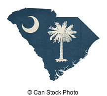 379 South Carolina Flag Illustration And Vector Eps Clipart Graphics