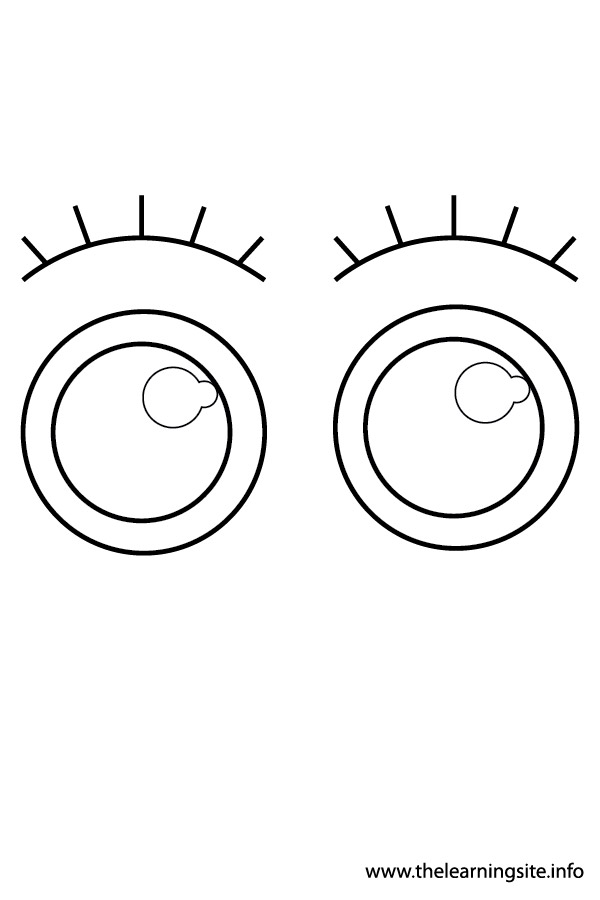 Free Coloring Pages Of Cartoon Eyes