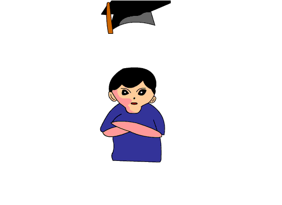 Graduation Animated Clipart  Boy 6 28   Classroom Clipart
