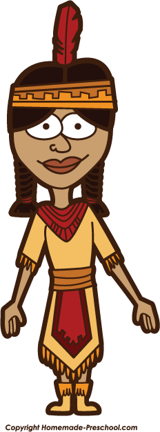       Native American Girl Cartoon  Native American Boy Clip Art