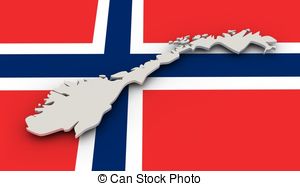 Norway Map And Flag In You Can Many Beautiful Green