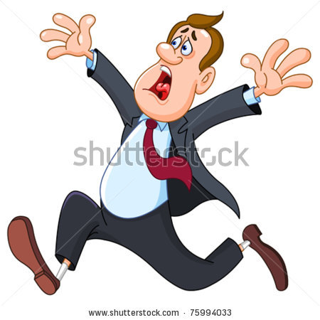 People Running Scared Clipart   Clipart Panda   Free Clipart Images