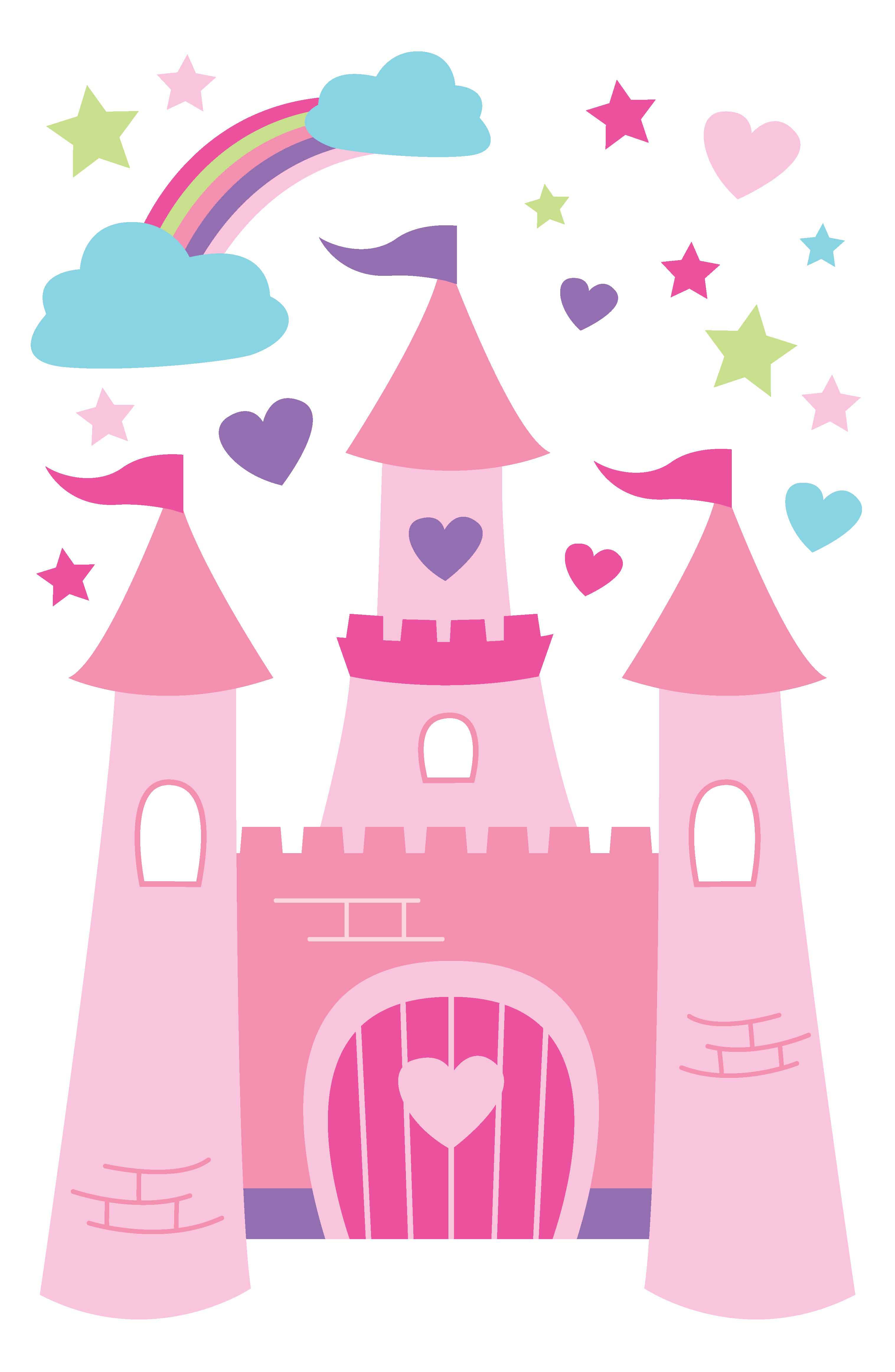 Wall Stickers   Princess Castle