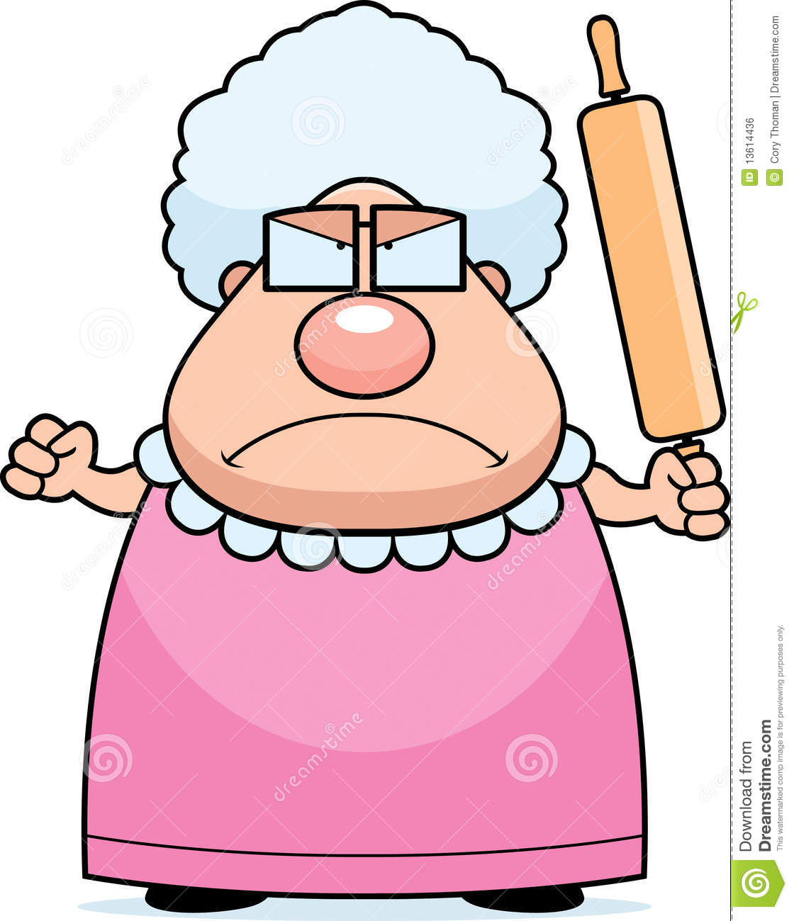 Angry Grandma Royalty Free Stock Image   Image  13614436