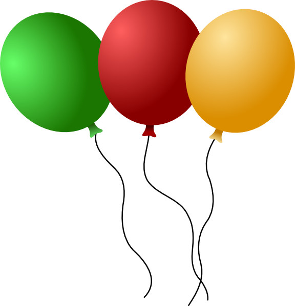 Balloons Clip Art At Clker Com   Vector Clip Art Online Royalty Free    