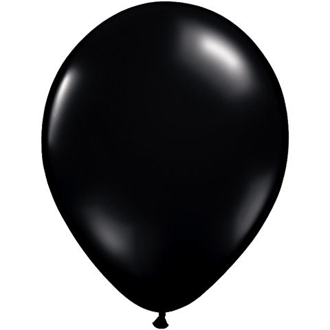 Black   Onyx Jeweled 11 Latex Balloon   Party Supplies