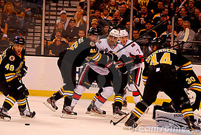 Boston Bruins V  Ottawa Senators Nhl Hockey Editorial Stock Image
