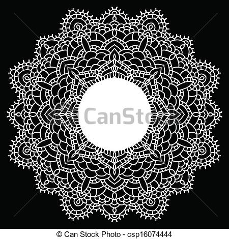 Crochet Lace Mandala    Csp16074444