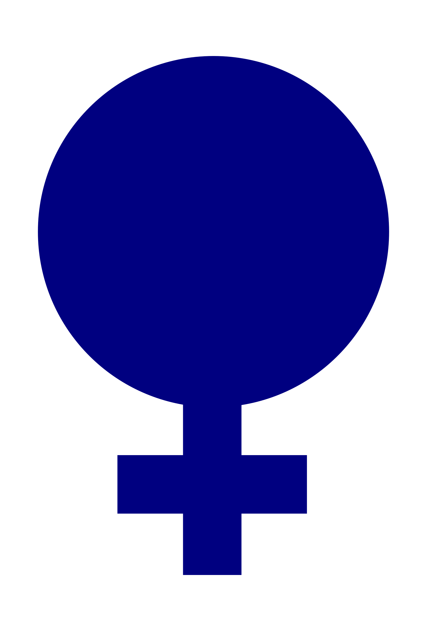 Female Gender Symbol Filled