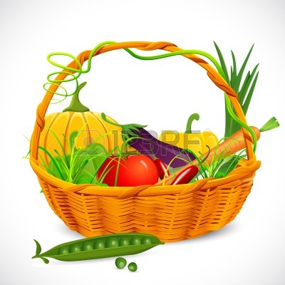 Fruit And Vegetables Basket   Clipart Panda   Free Clipart Images
