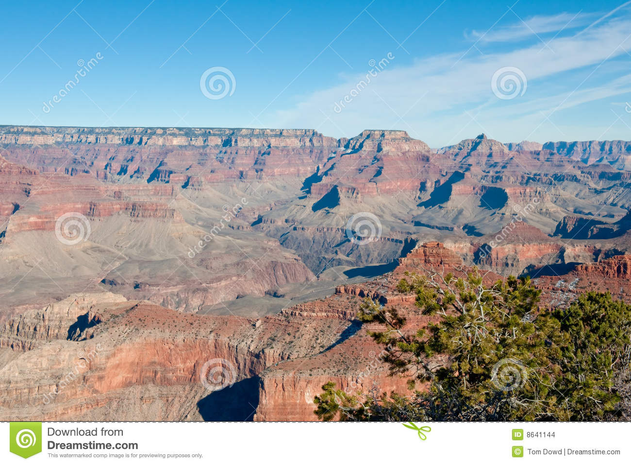 Grand Canyon Landscape Viewed From Southern Rim Arizona U S A