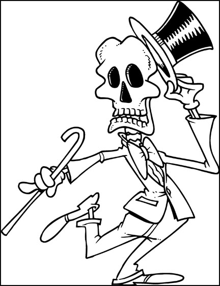 Halloween Coloring Sheets And Scary Halloween Clips Below