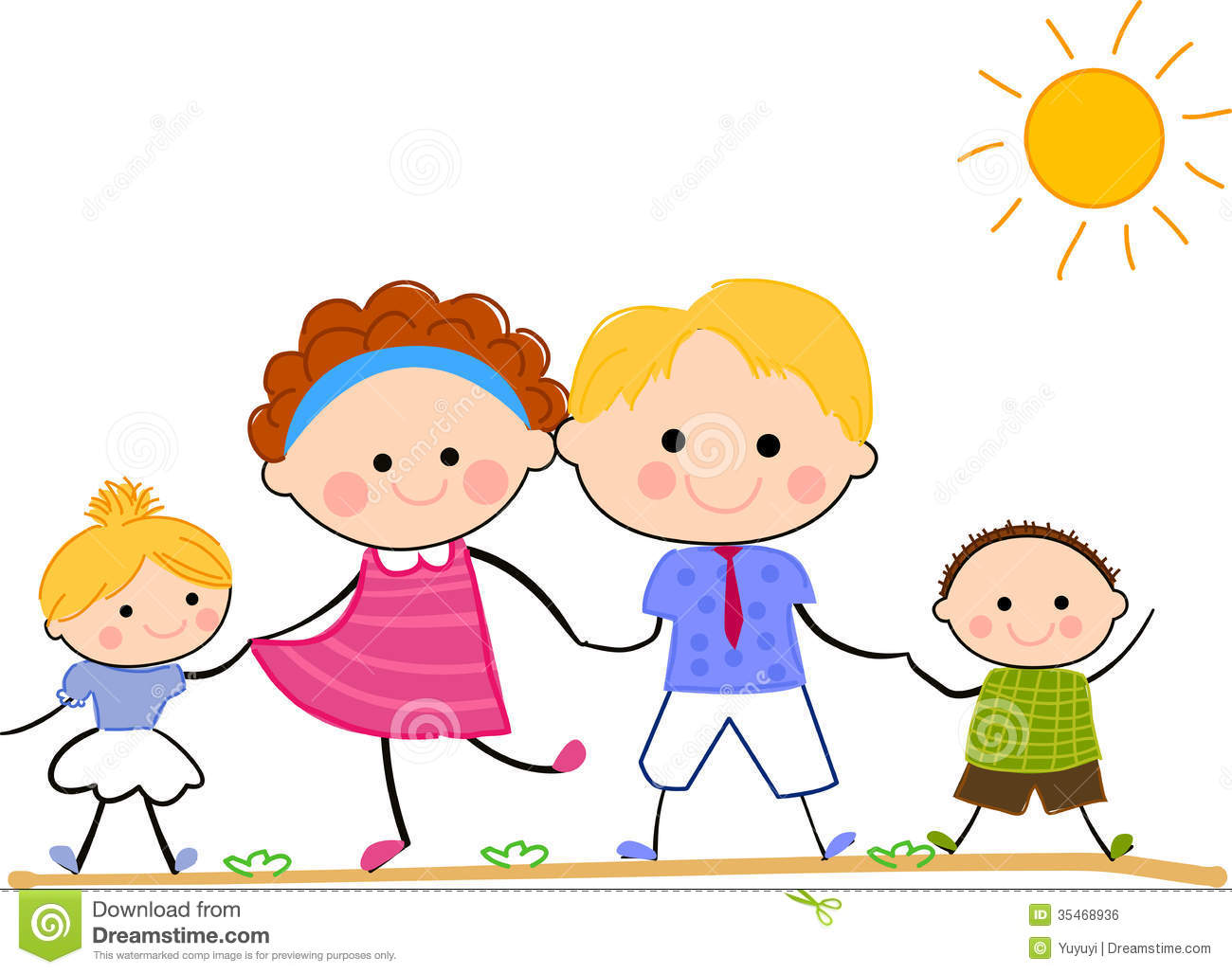 Happy Family Standing Together Royalty Free Stock Image   Image
