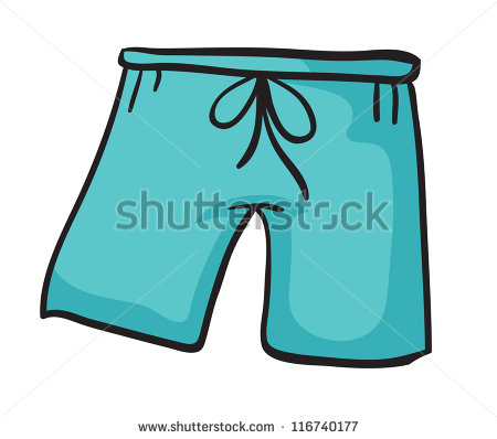 Illustration Of A Blue Pant On A White Background   Stock Photo