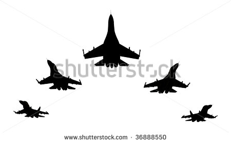 Jet Fighters   Stock Photo