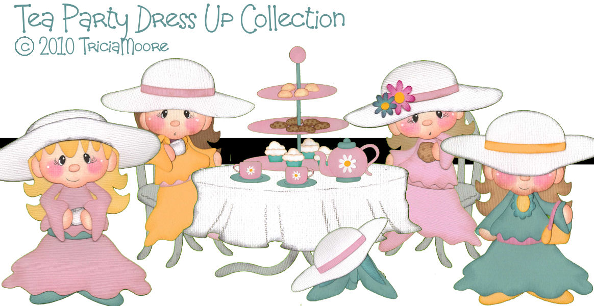 Little Scraps Of Heaven Designs  Tea Party Dress Up