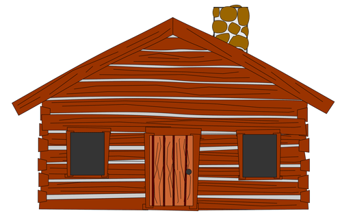 Log Cabin Clip Art
