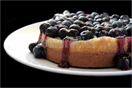 Picture Of Blueberry Cheesecake Royalty Free Photo At Featurepics