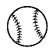 Recreation   Sports   Baseball   Ball   Public Domain Clip Art At    