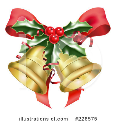 Royalty Free  Rf  Christmas Bells Clipart Illustration  228575 By Geo