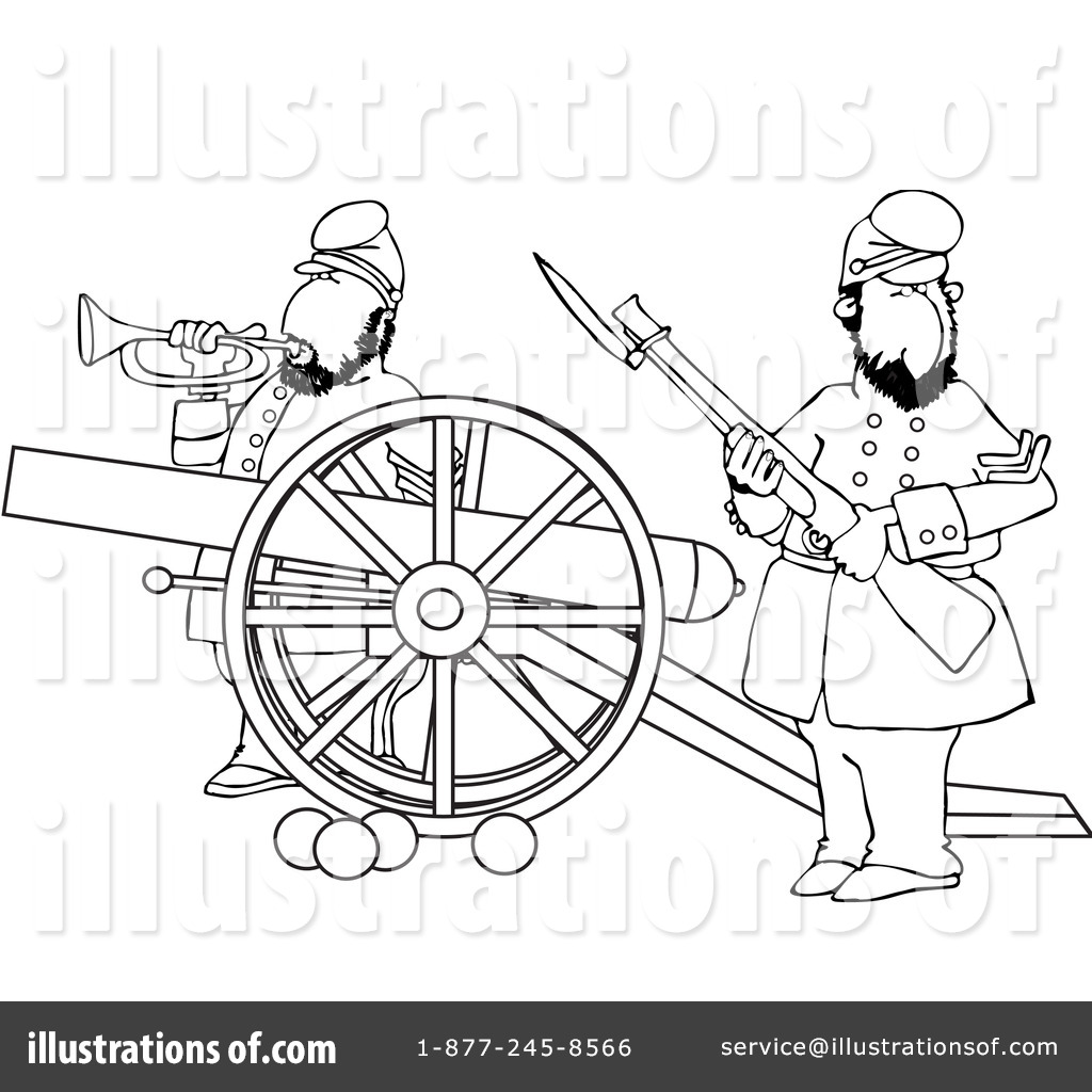 Royalty Free  Rf  Civil War Clipart Illustration By Dennis Cox   Stock