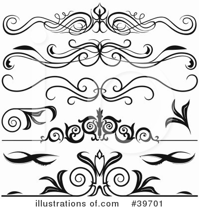 Royalty Free  Rf  Headers Clipart Illustration By Dero   Stock Sample