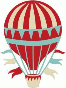 Silhouette Online Store   View Design  38875   Vintage Hot Air Balloon    