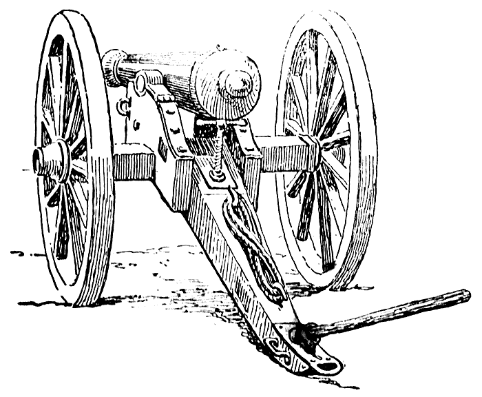War Cannons Colouring Pages