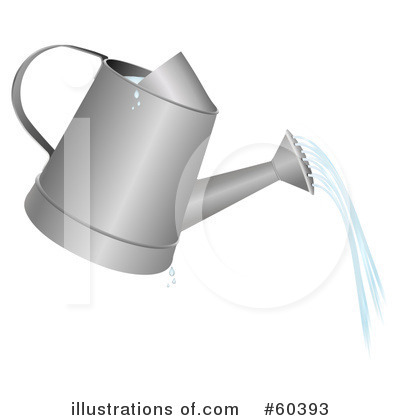 Watering Can With Flowers Clipart Royalty Free  Rf  Watering Can