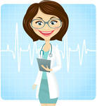 Young Female Doctor Beautiful Young Female Doctor Or A Nurse